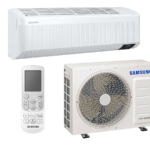 SAMSUNG NORDIC GEO BEVĖJIS SIENINIS 2.5/3.2KW ORO KONDICIONIERIAUS KOMPLEKTAS