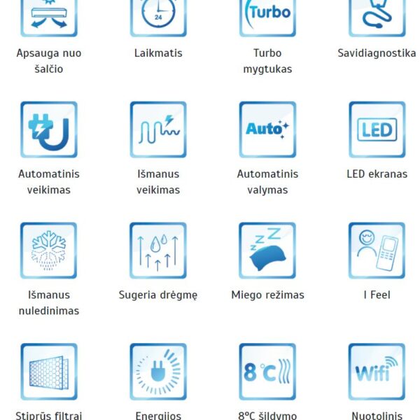 Nordis Orion Pro funkcijos