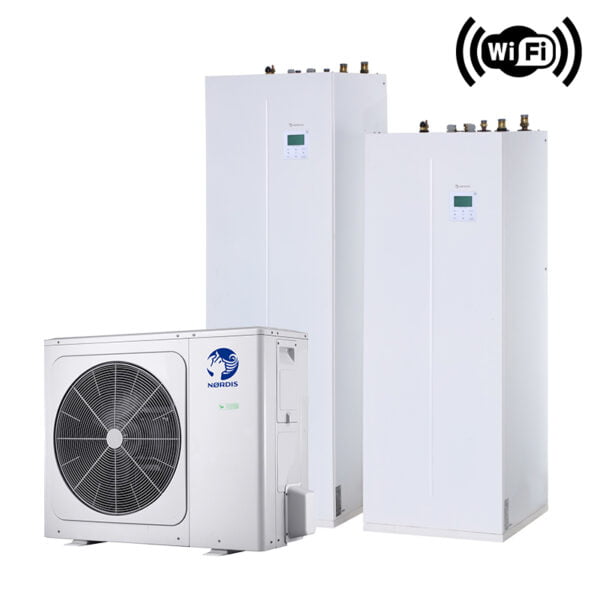 Nordis oras-vanduo šilumos siurblys su karšto vandens ruošimo talpa