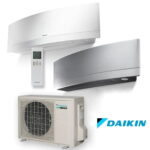 Daikin Emura kondicionieriaus vidinis, išorinis blokai su pulteliu